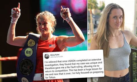 us olympic boxer virginia fuchs cleared of doping violation caused by sex daily mail online