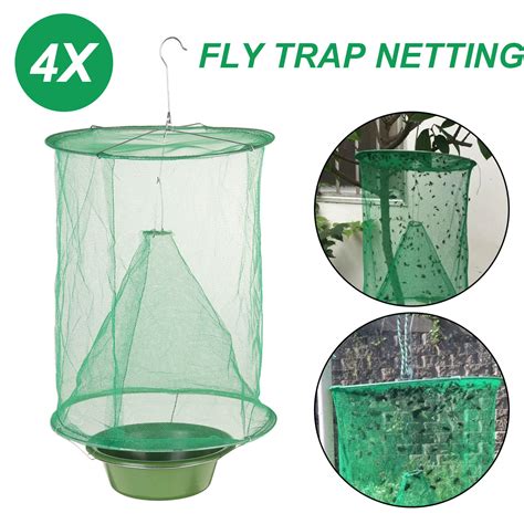New 4pcs Pest Control Reusable Hanging Mosquito Catcher Killer Flies