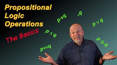 Propositional Logic Operations The Basics Youtube