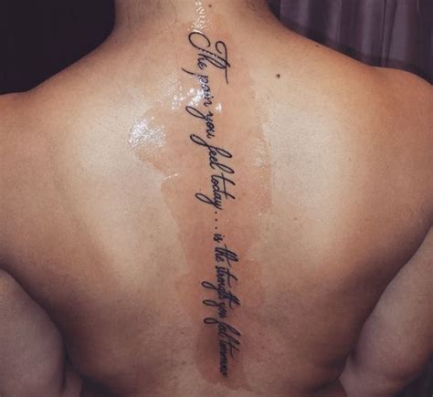 love the saying spine tattoos for women writing tattoos spine tattoos
