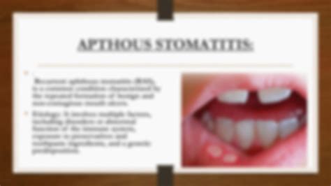 Solution Lesions Of Oral Cavity 1 Studypool