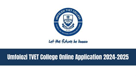 Umfolozi Tvet College Online Application 2024 2025