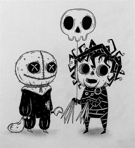 Pin By Arioch Kaos On Tim Burton Halloween Art Dark Art Drawings Horror Art