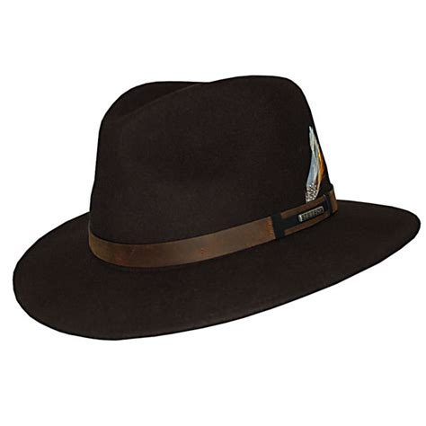 Nwt Stetson Crushable Pembroke Wool Vita Felt Safari Travel Sun Hat