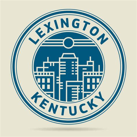 Lexington Kentucky Skyline Illustrations Illustrations Royalty Free