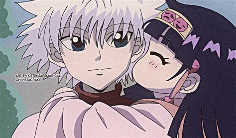 I Tried Redrawing This Scene Of Killua And Alluka From The 2011 Version In The 90s Style R