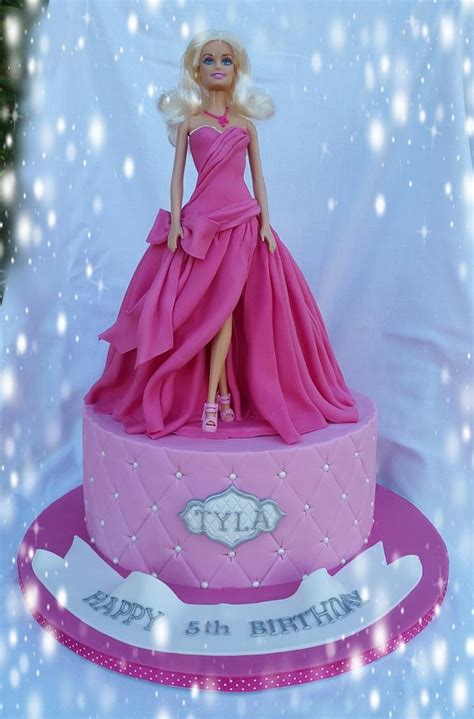 princess barbie cake decorated cake by kim berriman cakesdecor