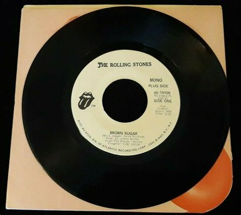 The Rolling Stones Brown Sugar 45 Promo Copy Wpicture