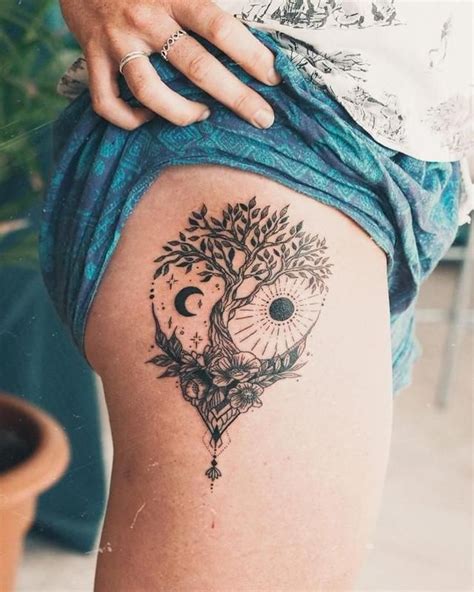 15 Mythic Tree of Life Tattoos | Life tattoos, Tree of life tattoo, Leg ...