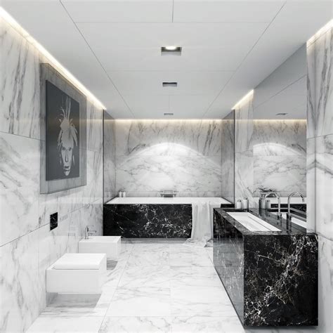 Bathroom Marble Realistic Max Modern Bathroom Design Modern Luxury Bathroom Marble Bathroom