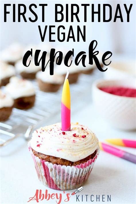 It's everything you've been dreaming of and perfect for any celebration (or any day of the week)! This Vegan 1st Birthday Cupcake for Baby is Nut Free, No ...