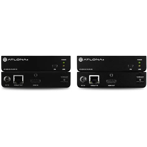 Atlona 4k Hdr Hdmi Over Hdbaset Transmitter And At Hdr Ex 70 2ps