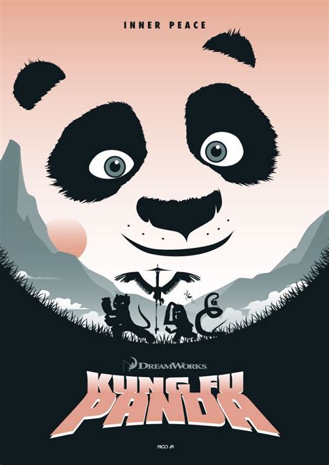 Kung Fu Panda Poster Art King Fu Panda Panda Movies Panda Art