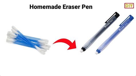 How To Make Pen Eraser At Homediy Homemade Pen Eraserhow To Make Zero