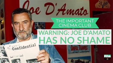 Important Cinema Club Podcast Warning Joe D Amato