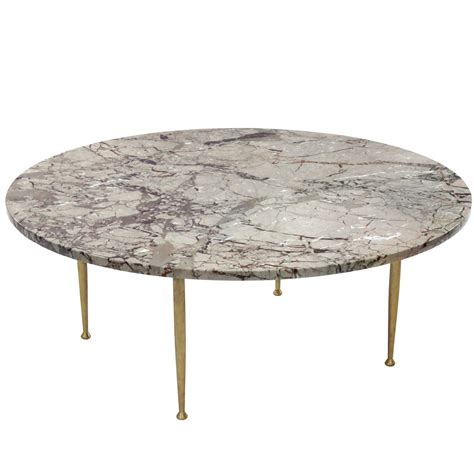 Must be picked up by sundayjune 6. Elegant Coffee Table in Marble with Brass Legs For Sale at ...
