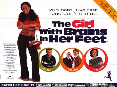 Movie Poster~the Girl With Brains In Her Feet 1997 30x40 Uk Quad