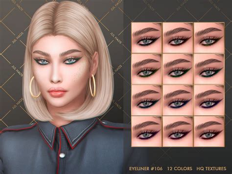 The Sims Resource Eyeliner 106