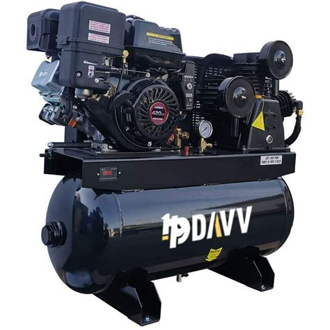 Hpdavv Gas Driven Piston Air Compressor 13hp Two Stage 30 Gal Tank