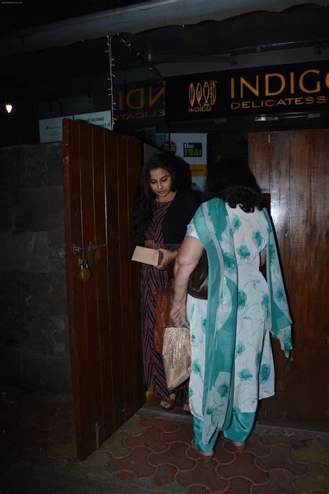 vidya balan spotted at indigo bandra on 30th dec 2018 vidya balan bollywood photos