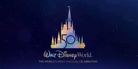 Walt Disney World 50th Anniversary Logo And Iridescent Cinderella