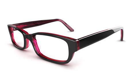 Specsavers Womens Glasses Jane1 Black Oval Acetate Plastic Frame