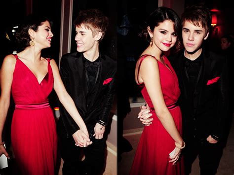 Justin Beiber And Selena Gomez Attend Vanity Fair Oscars 2gether 100