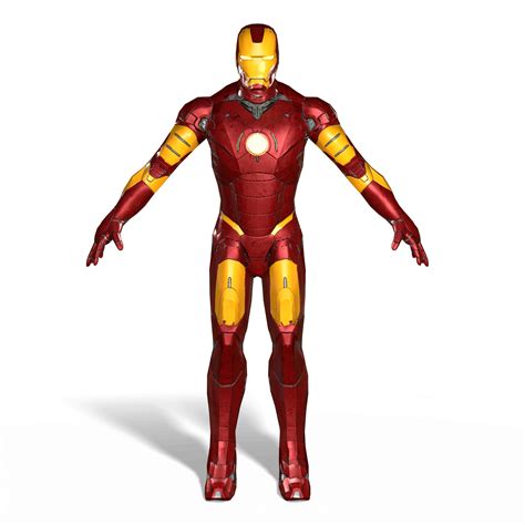 Iron Man Free 3d Model Obj Max Free3d