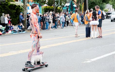 Photos Naked Bikers Kick Off Seattle Summer At The Fremont Solstice Parade Seattle Refined