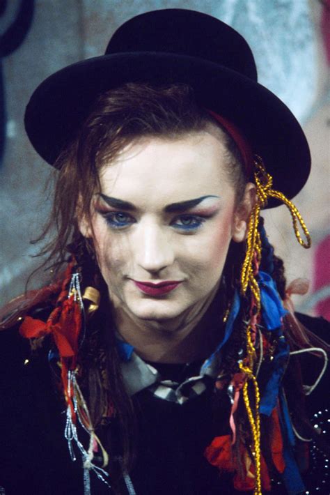 Here is a very young boy george interviewed and talking on fashion on the. The Untold Stories: Boy George:Blue-Eyed Soul Musician