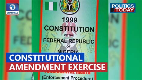 A Brand New Nigerian Constitution Or An Amendment Youtube