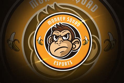 Monkey Squad Mascot And Esport Logo Creative Logo Templates