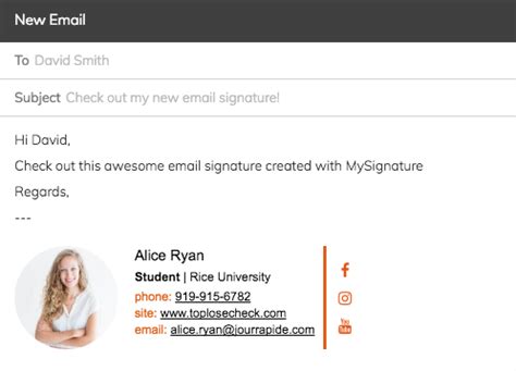 Mail signatures also lets you choose your favorite email platform in advance, so you know that it can customize each bit of the signature accordingly. FREE Email Signature Generator for Outlook and Gmail by ...