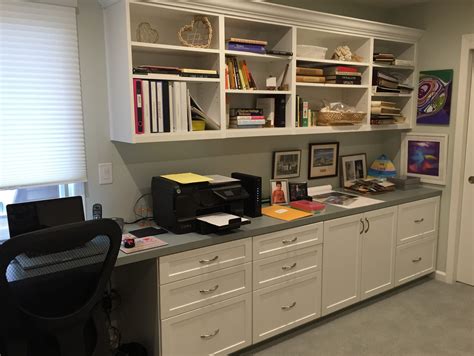 Custom Home Office Storage Desks And Built In Cabinets Closettec