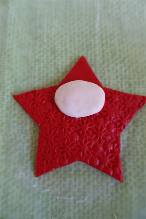 Diy Christmas Craft How To Make A Star Shaped Santa Tree Ornament