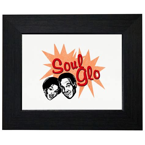 Fictitious Soul Glo Jerry Curl Hair Care Funny Iconic Framed Print