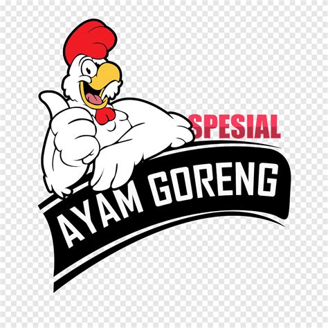 Logo Illustration Cartoon Graphic Design Logo Ayam Geprek Text