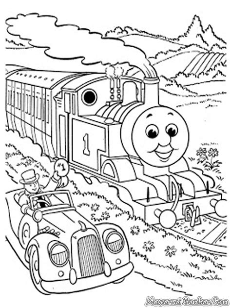 30 gambar mewarnai thomas and friends untuk anak paud dan tk. Mewarnai Kereta Thomas And Friends | Apung & Arul