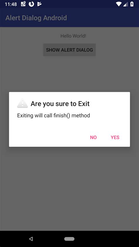 Alert Dialog Android And Example In Kotlin Language Eyehunt