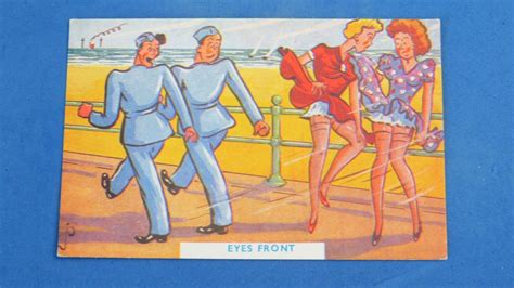 Risque Comic Postcard S Nylons Stocking Garter Knickers Raf Royal Air Force Ebay