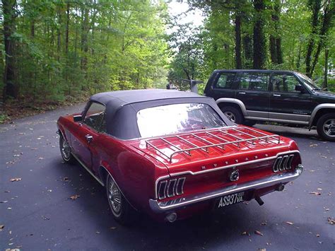 #1 mustang sales website on the internet! 1st gen red 1967 Ford Mustang convertible automatic For ...