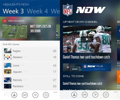 Nfl Now App Updated With Live Streaming Support And More Mspoweruser