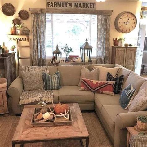 Country Salon Dekorasyon Örnekleri Farm House Living