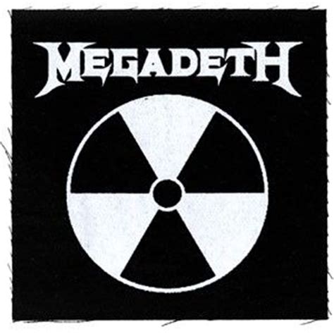 Along with metallica, anthrax, and slayer. Megadeth Radioactive Cloth Patch | Megadeth, Megadeath