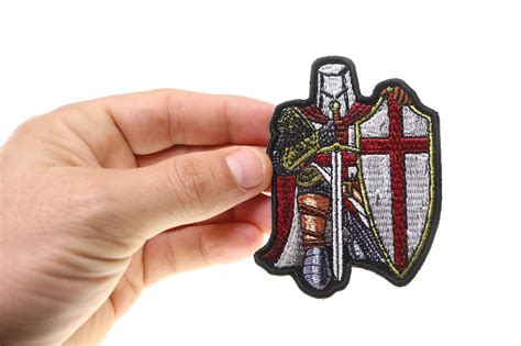 Red Knight Crusader Patch Mini Size By Ivamis Patches