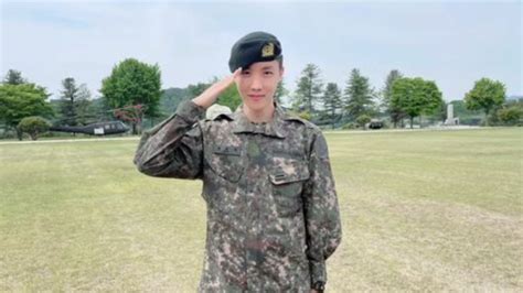 Bts J Hope Gives First Update From Military After Completing His