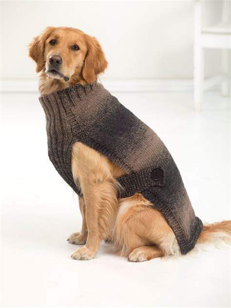 Hunters Urban Dog Sweater Knit Lion Brand Yarn