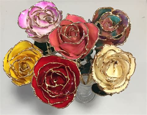Gold Dipped Roses Real 24k Gold Dipped Roses Harold Finkle Your Jeweler