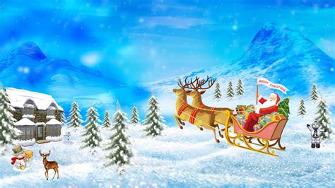 Christmas Wallpaper 1366x768 Wallpapersafari