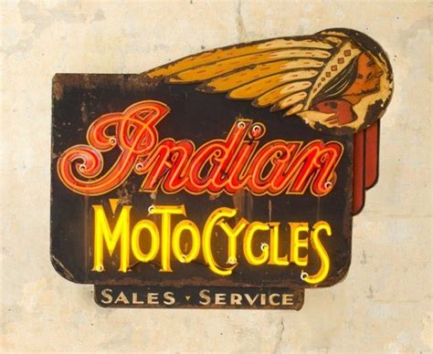 Customize your indian motorcycle print with hundreds of different frames and mats, if desired. Indian Motorcycles Neon Sign by Roadhouse Relics | Indian ...